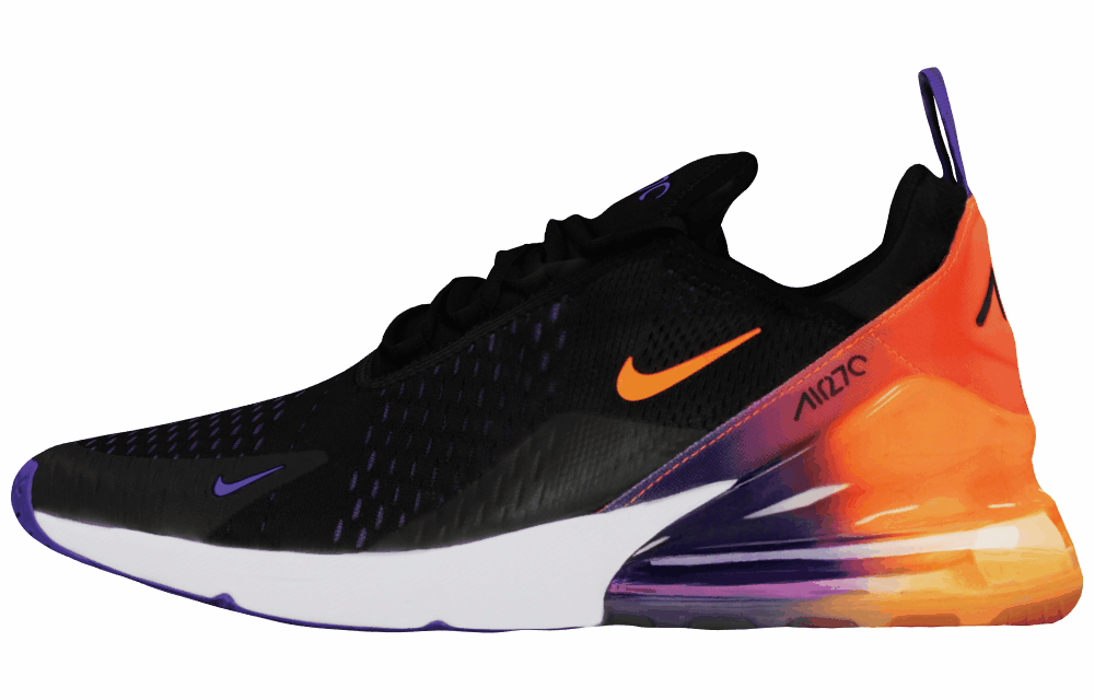 Кроссовки Nike Air Max 270 Black/Purple/Orange