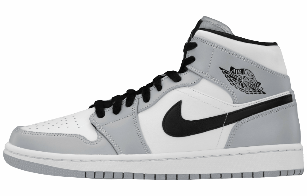 Мужские кроссовки Air Jordan 1 Mid "Light Smoke Grey"