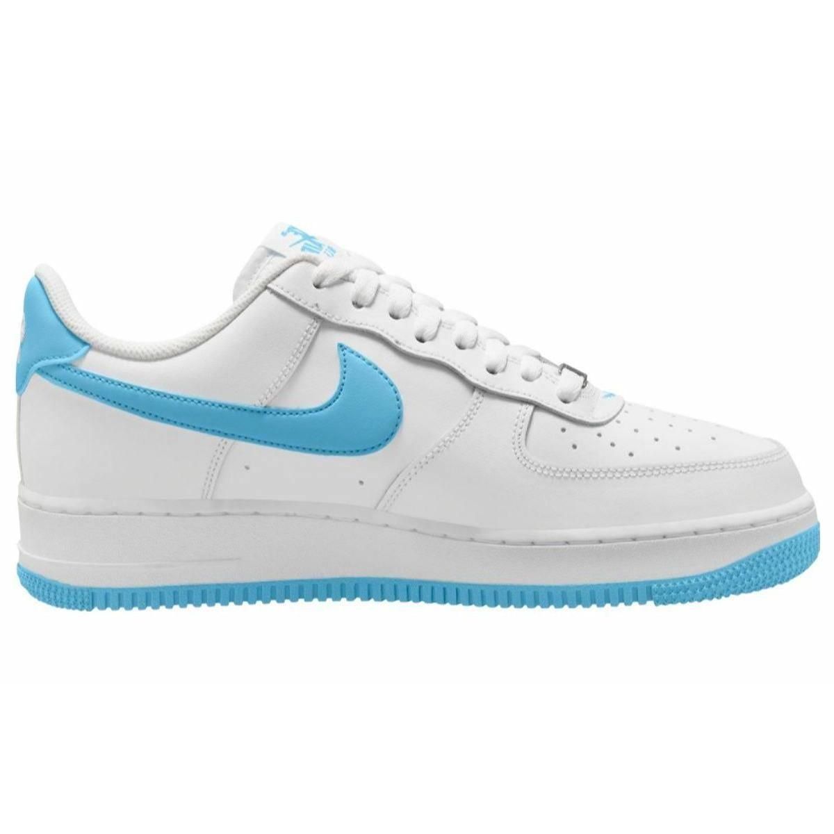 Мужские кроссовки Nike Air Force 1 " University Blue" White/Blue