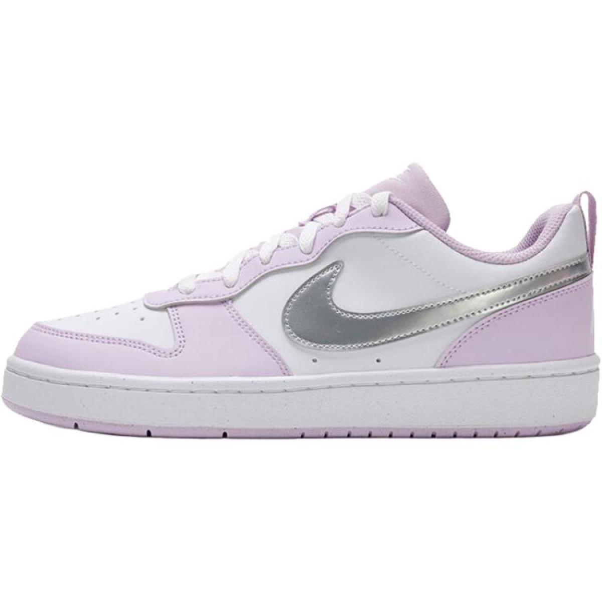 Подростковые кроссовки Nike Court Borough Purple/White GS