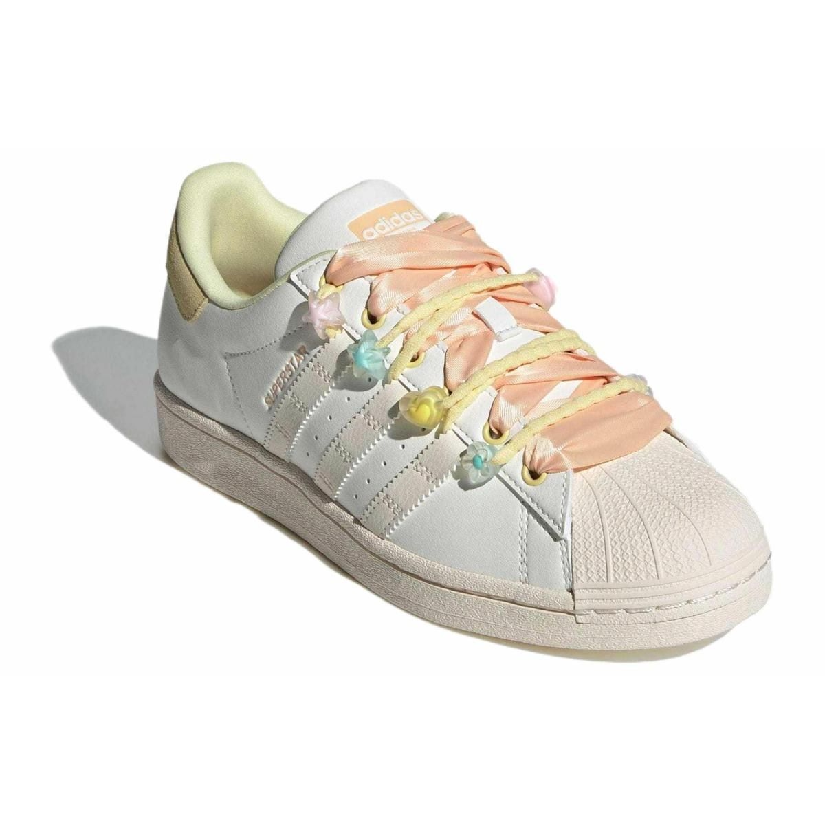 Женские кроссовки Adidas Originals Superstar White/Yellow