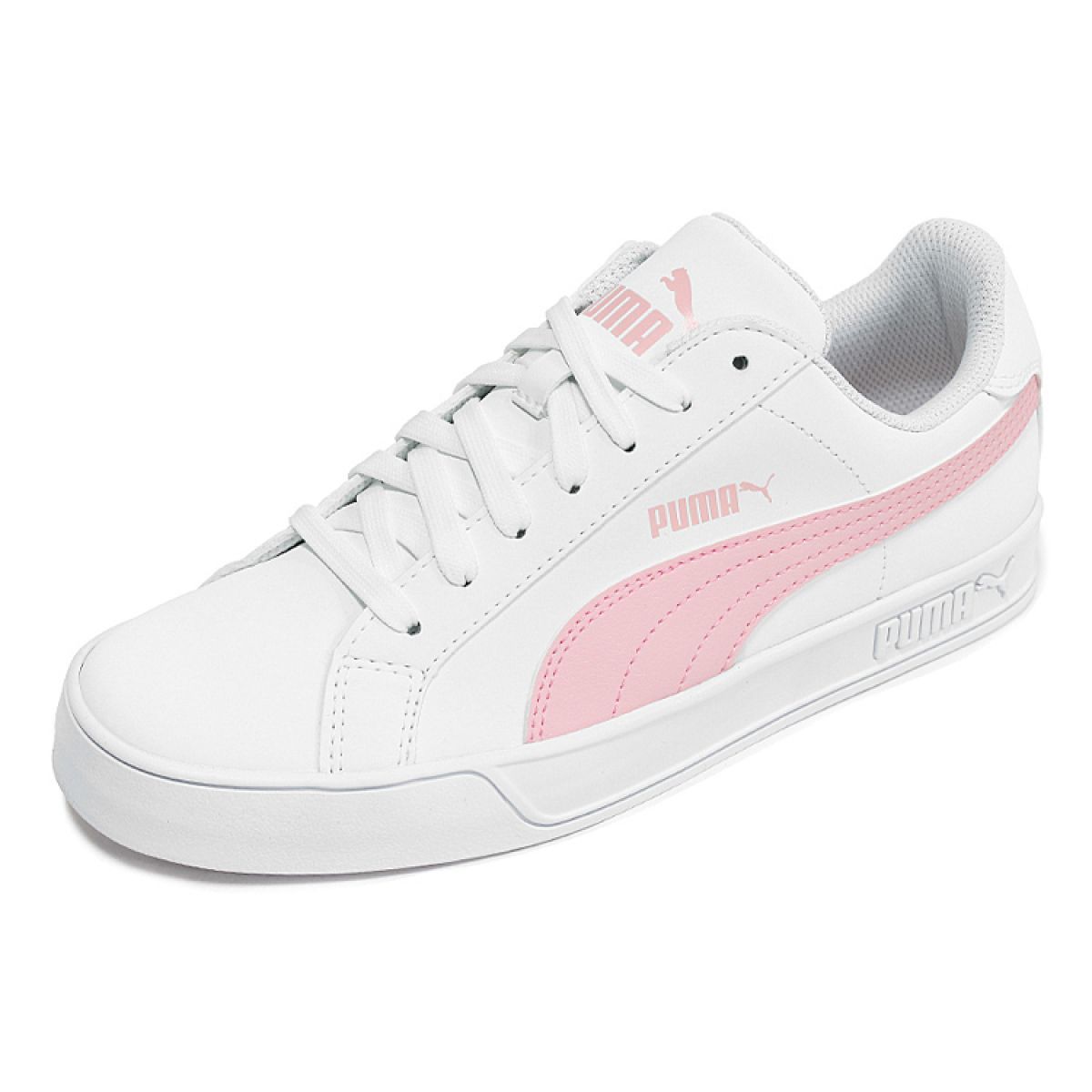 Женские кеды Puma Smash White/Pink