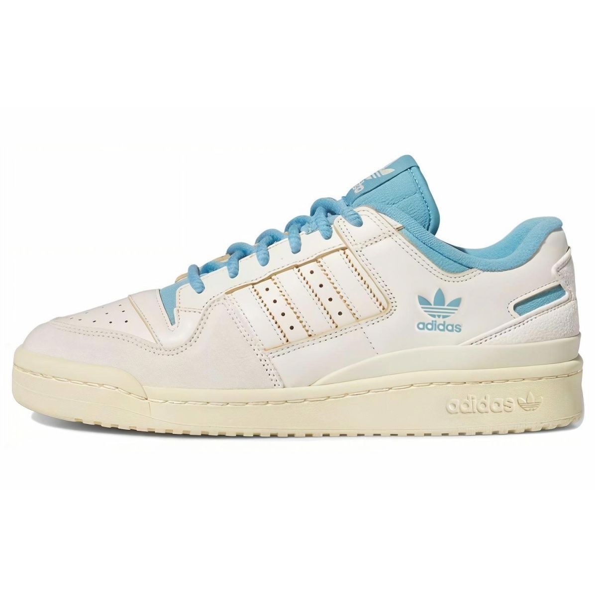 Кроссовки Adidas originals Forum 84 Low Classic White/Light Blue GS