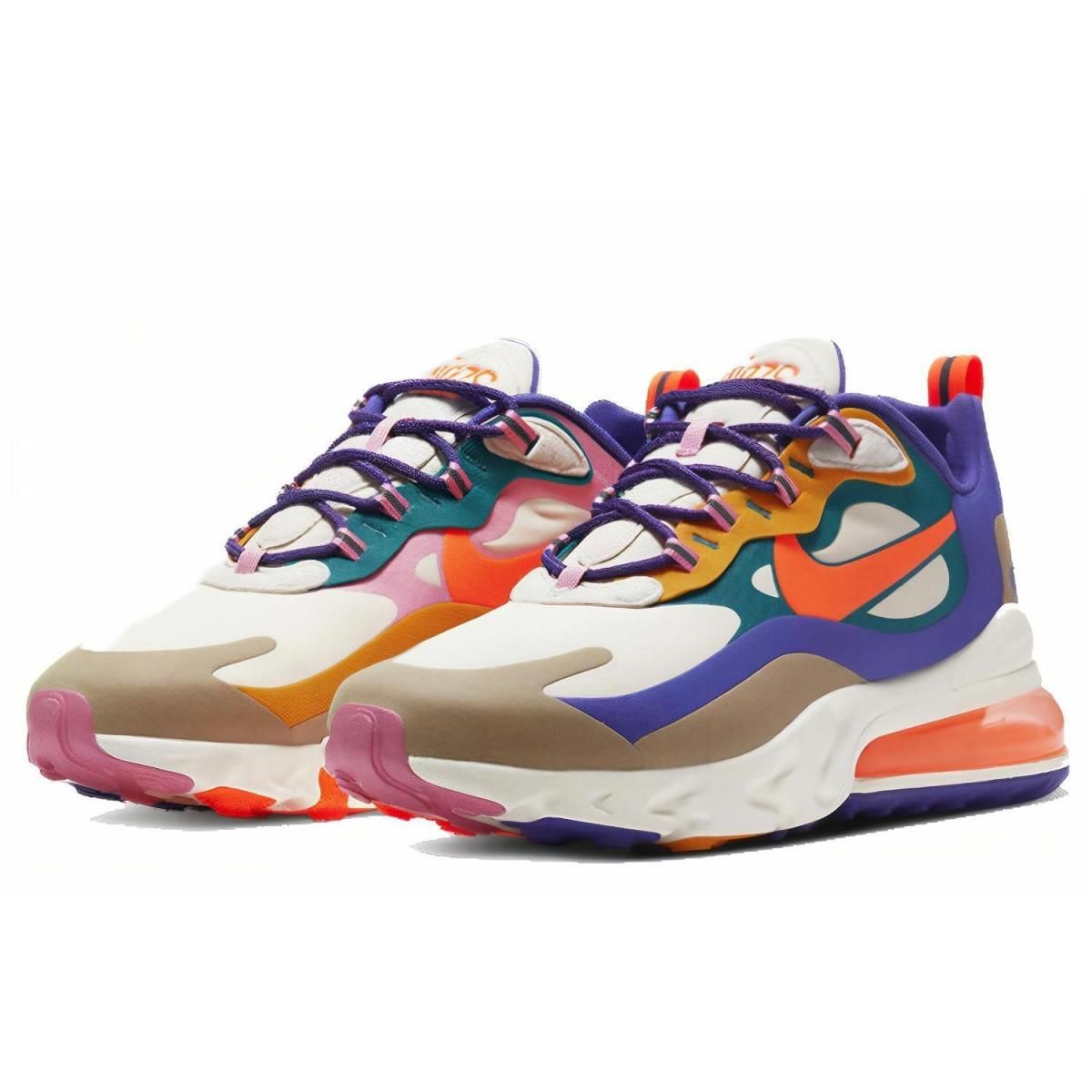 Мужские кроссовки Nike Air Max 270 React Blue/Orange