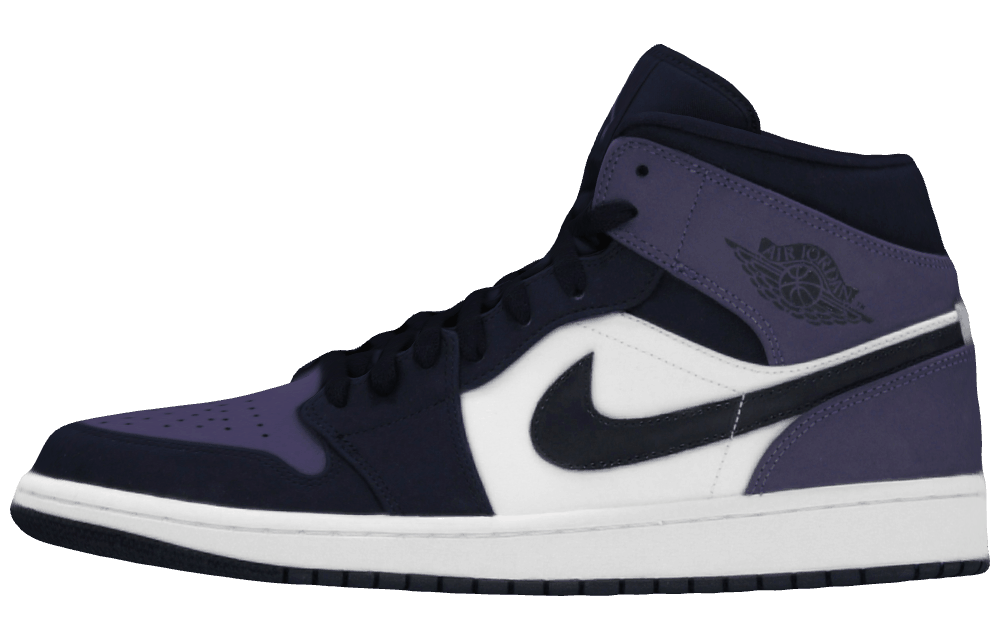 Кроссовки Air Jordan 1 Mid "Obsidian Sanded Purple"