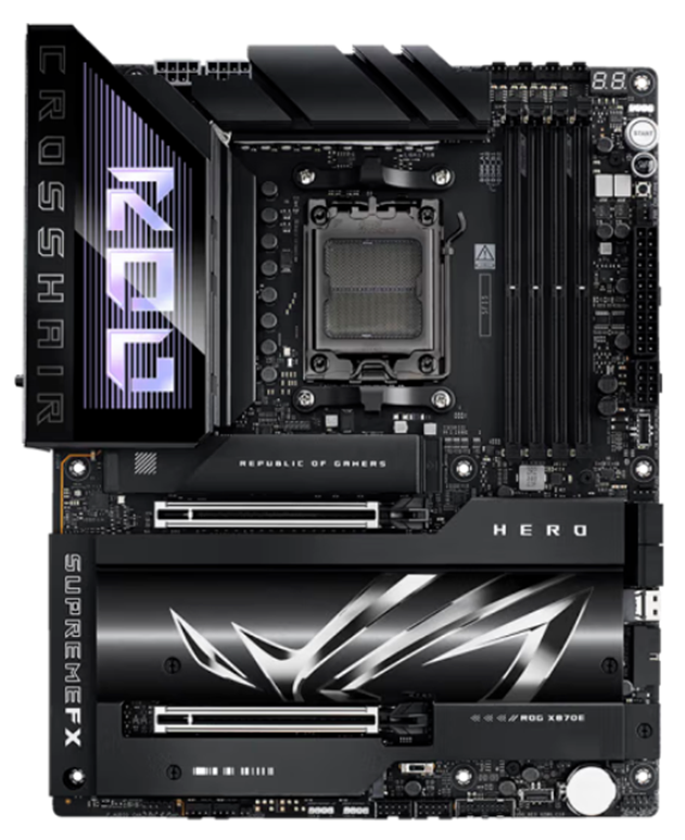 Материнская плата ASUS ROG CROSSHAIR X870E HERO, AM5, DDR5, Standart-ATX