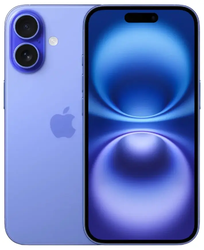 Смартфон Apple iPhone 16 256 GB, Dual nano SIM, Ultramarine