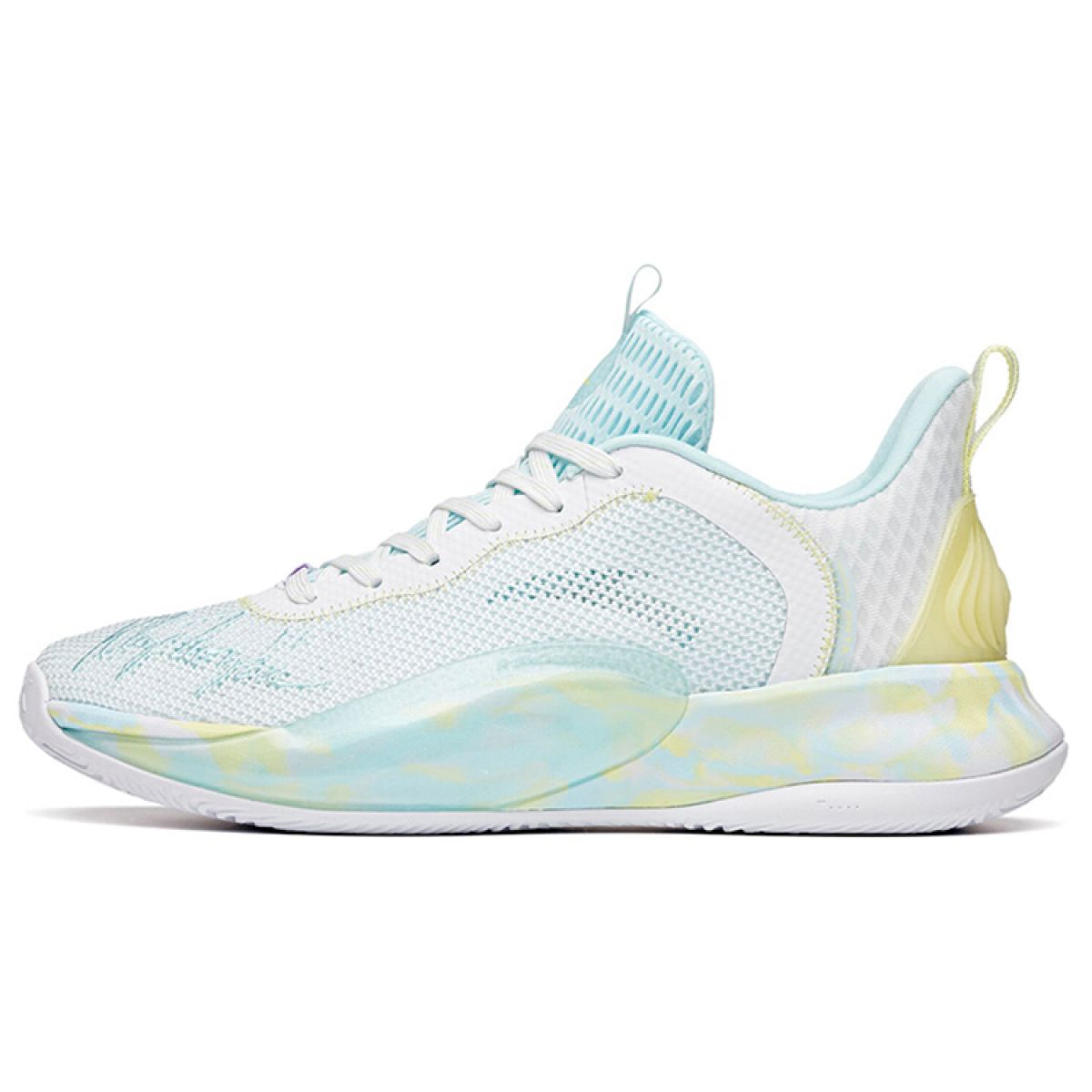 Мужские кроссовки Anta Light Cavalry 6 White/Glacier Blue/Fluorescent Light Green