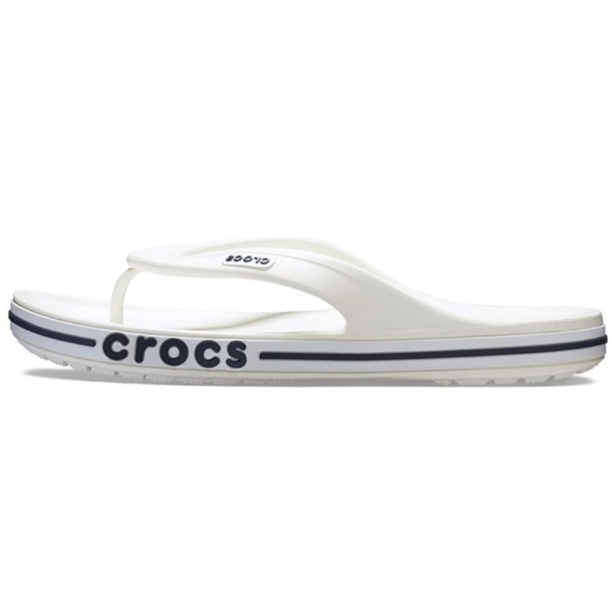 Шлепанцы Crocs Bayaband Clog 3 cm White/Blue