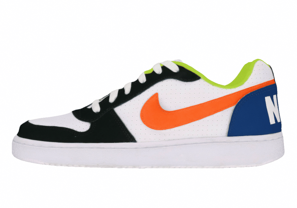 Подростковые кроссовки Nike Court Borough Low Black/Orange/Blue GS