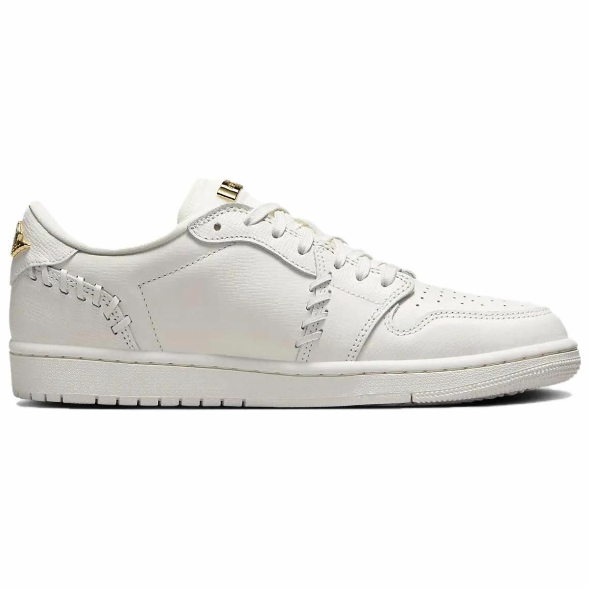 Женские кроссовки Air Jordan 1 Low Gold/White