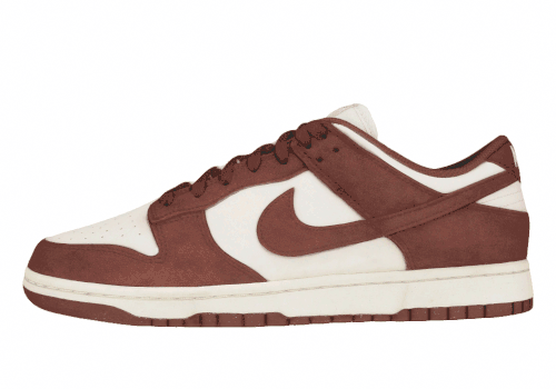 Женские кроссовки Nike Dunk Low White/Brown
