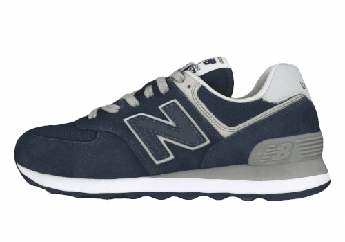 Кроссовки New Balance 574 Logo-patch Suede