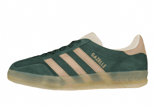 Мужские кроссовки Adidas Originals Gazelle Indoor Brown/Green