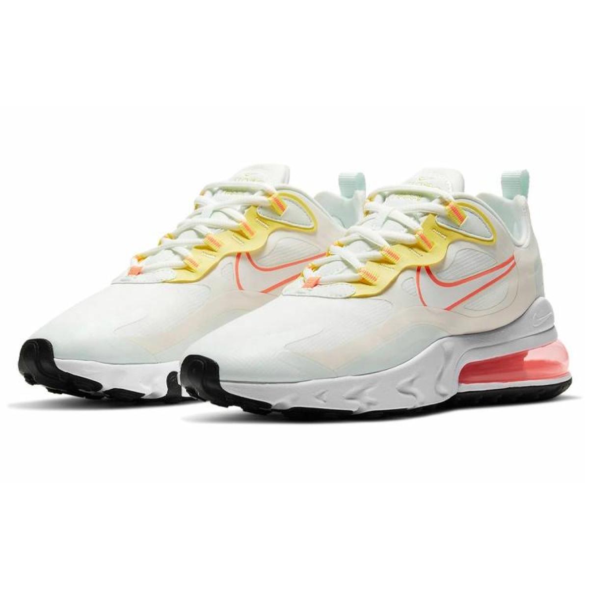 Женские кроссовки Nike Air Max 270 White/Yellow/Pink