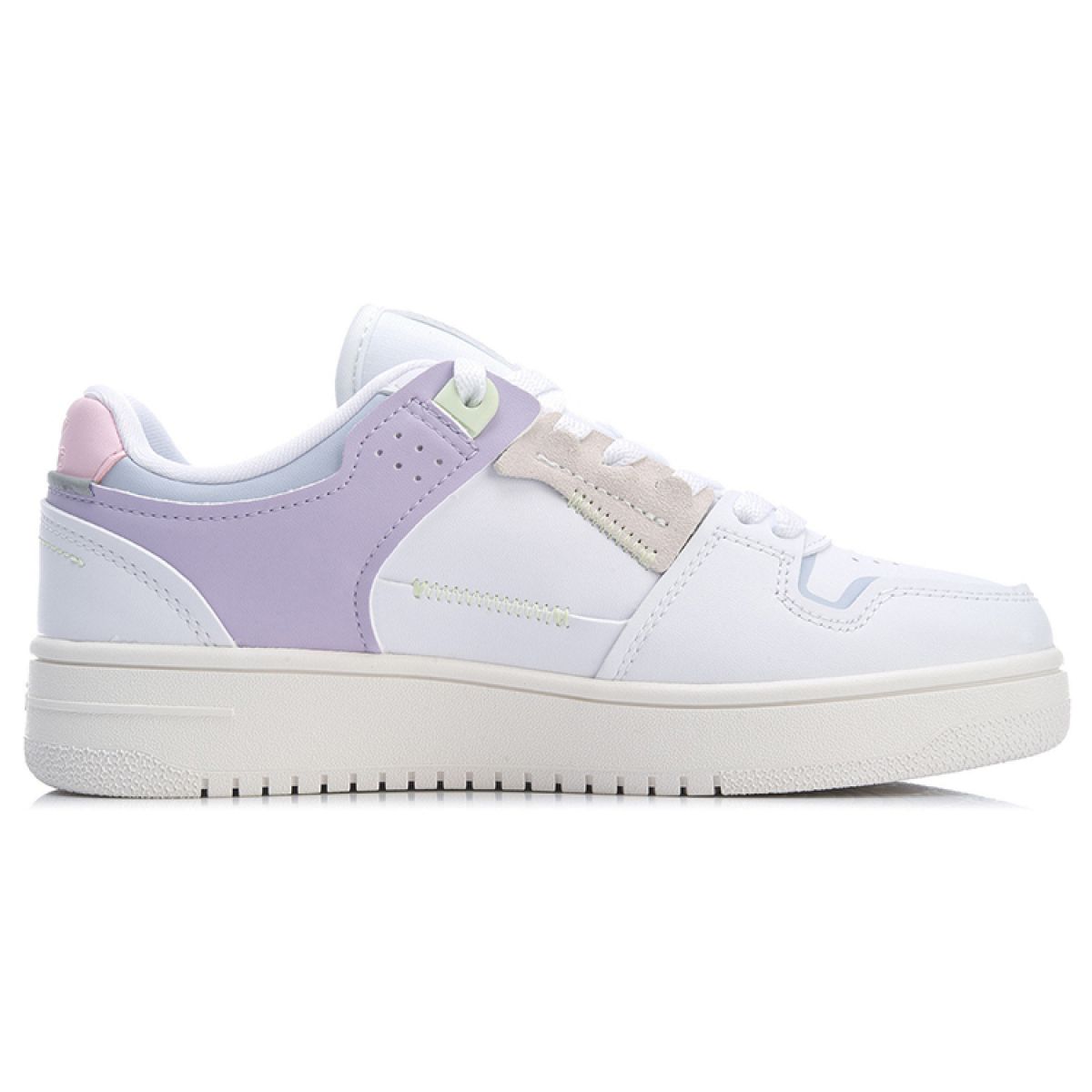 Женские кеды LiNing Tianji Series White/Purple/Pink