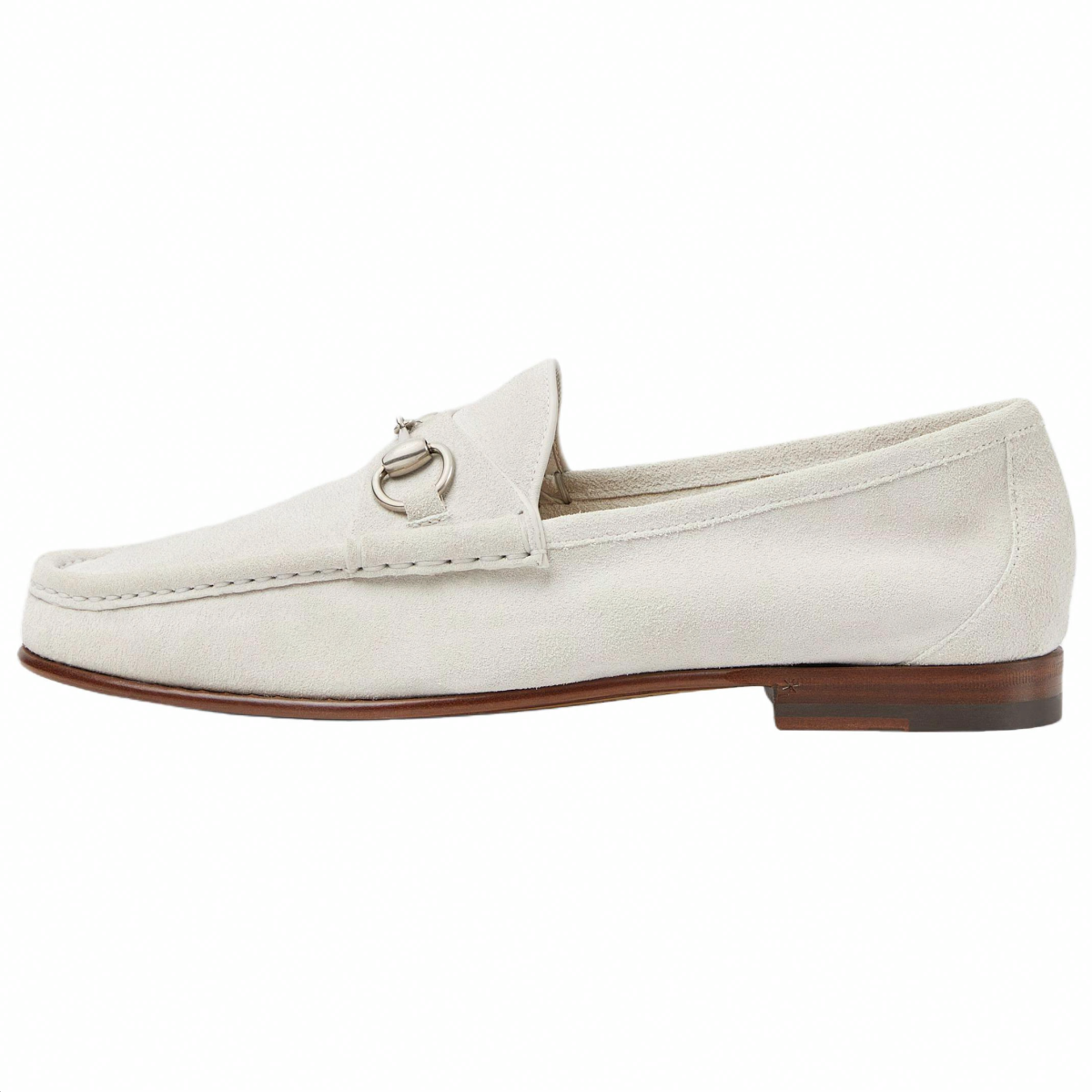 Мужские лоферы Gucci Horsebit 1953 Light Gray