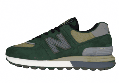 Кроссовки Stone Island x New Balance 574 Legacy Dark Green