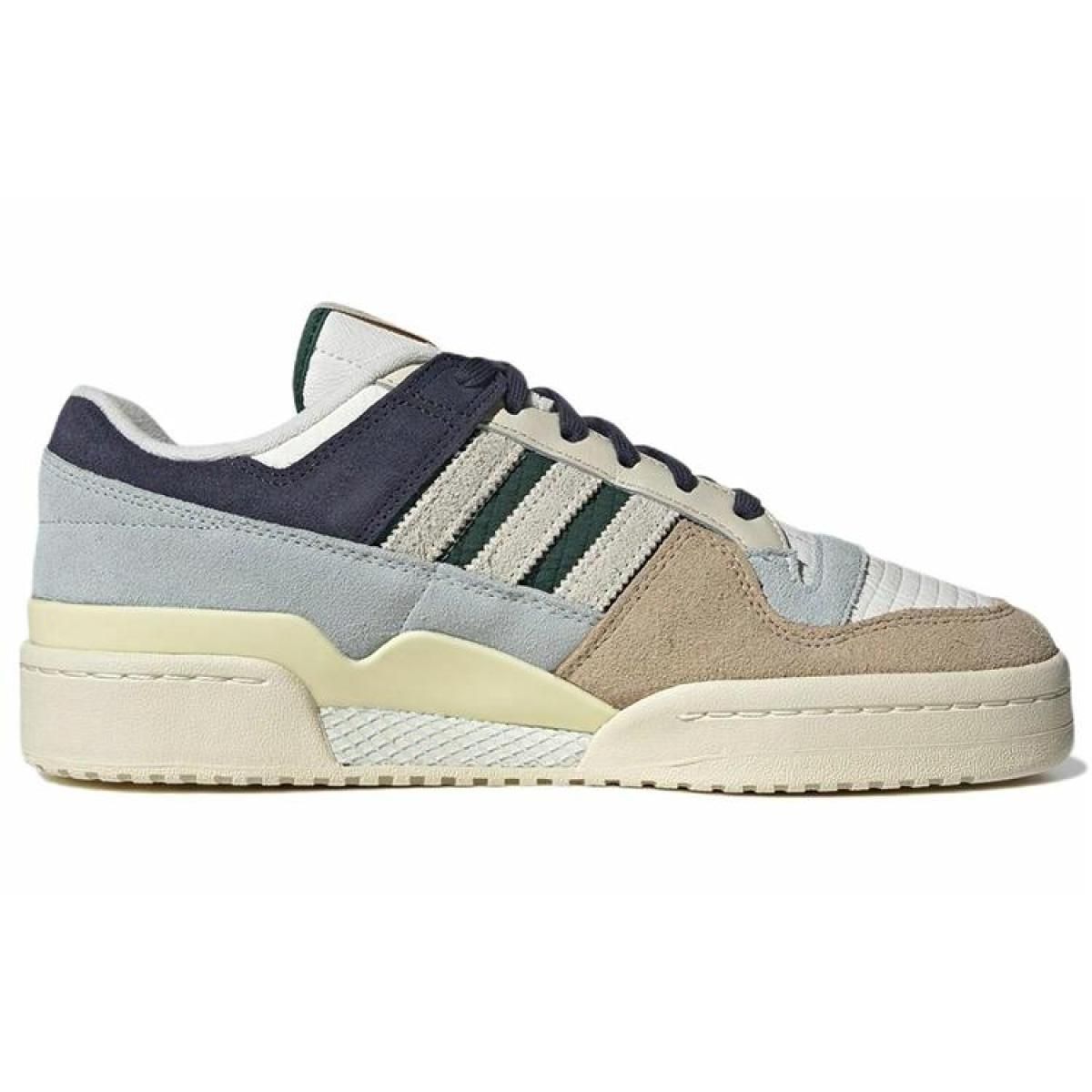Кроссовки Adidas Originals Forum 84 Low White/Blue/Green/Beige