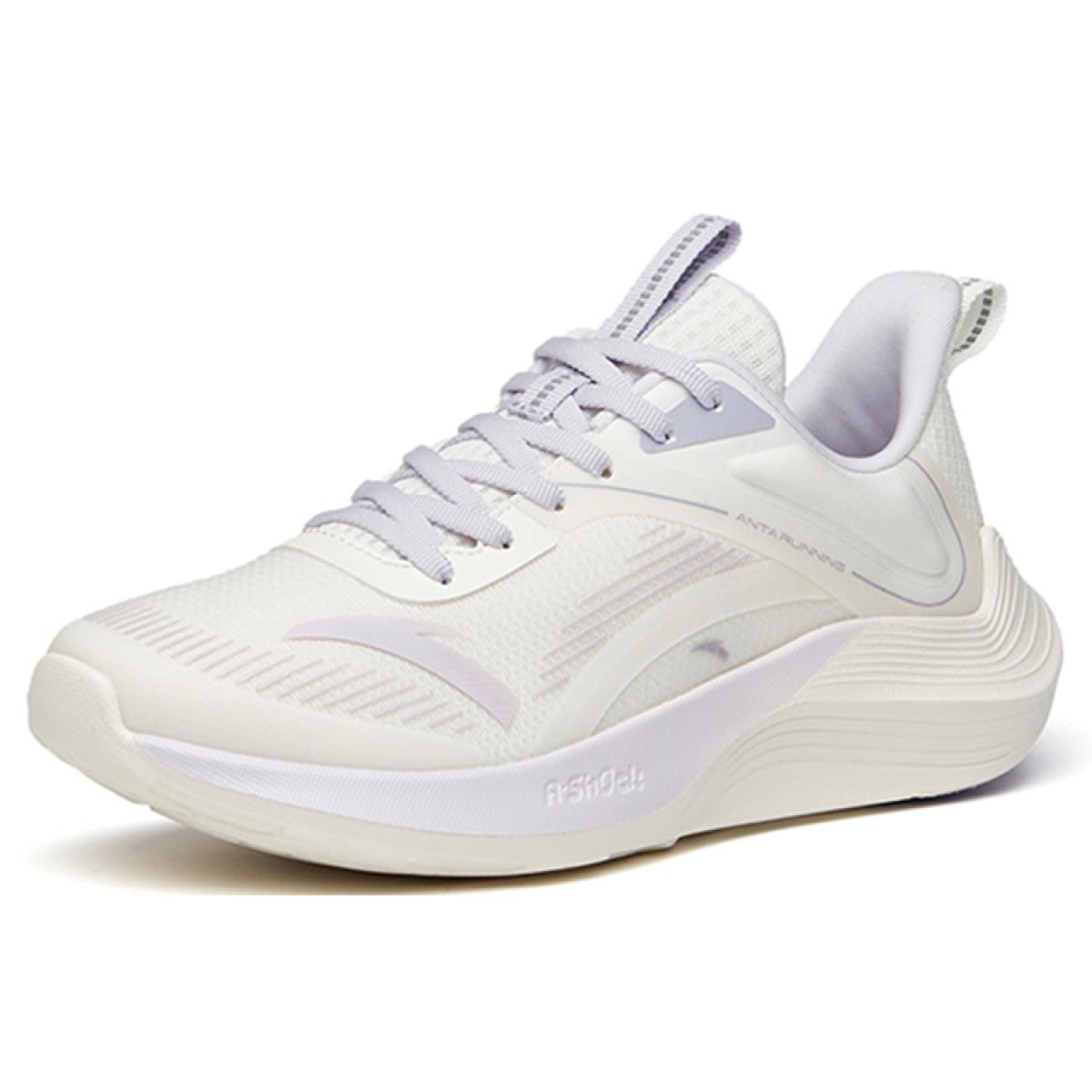 Женские кроссовки Anta DuCi1 Ivory White/Misty Purple/Light Purple Gray