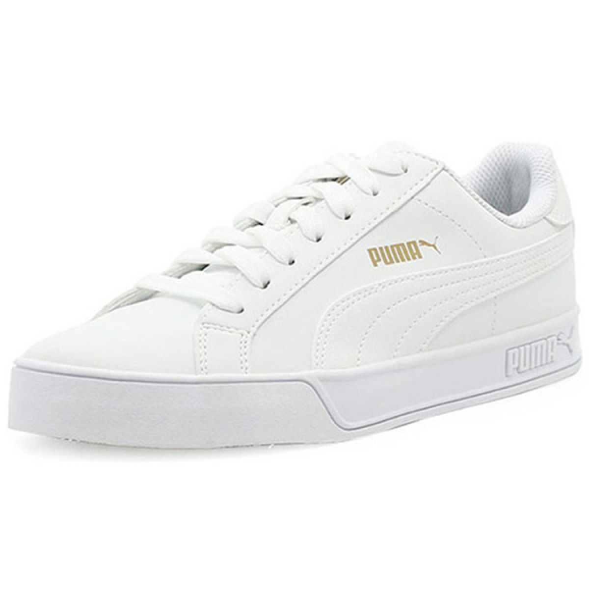 Кеды Puma Smash White/Gold