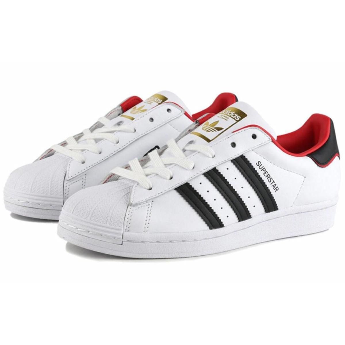 Кеды Adidas Originals Superstar White/Red