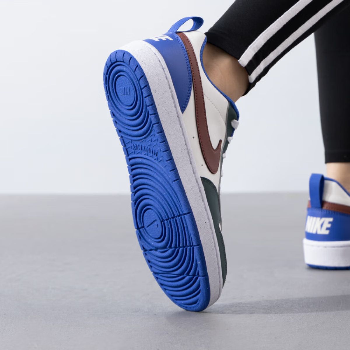 Подростковые кроссовки  Nike Court Borough Low Recraft Off-White GS