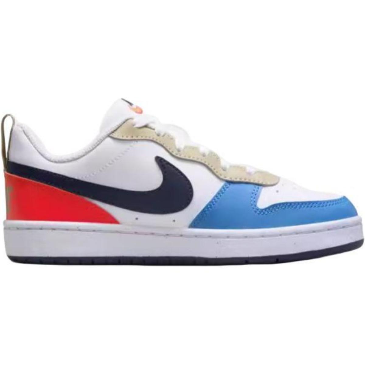Подростковые кроссовки Nike Court Borough White/Blue GS