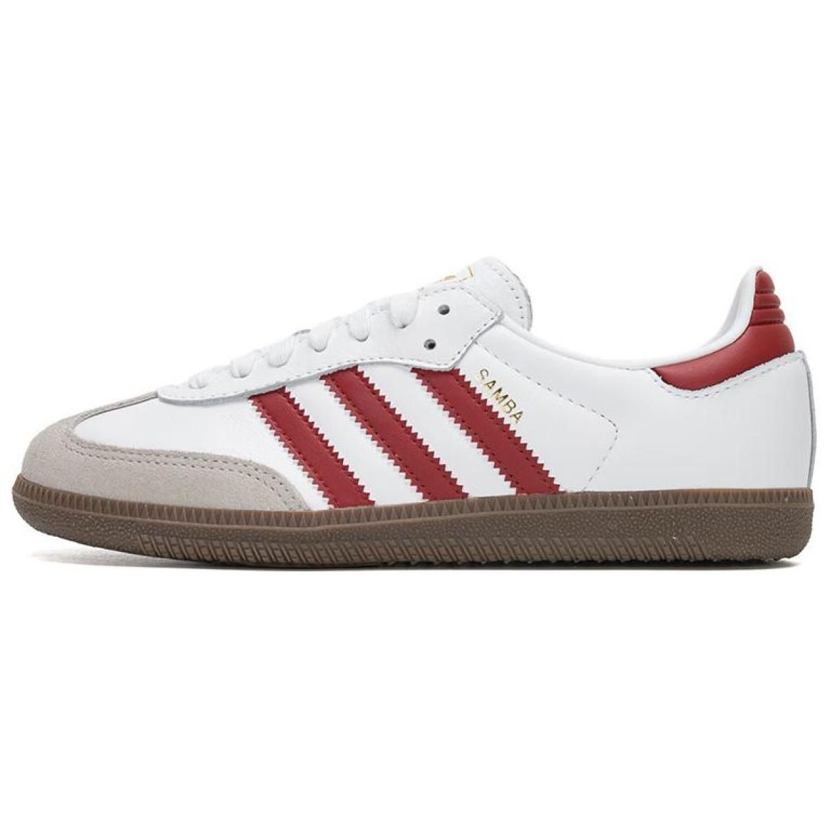 Кроссовки Adidas originals SAMBA OG White/Red