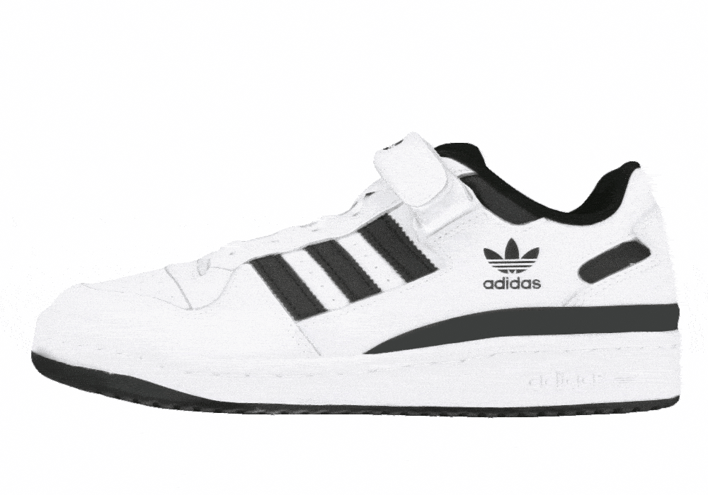 Кроссовки Adidas Originals Forum Low White/Black
