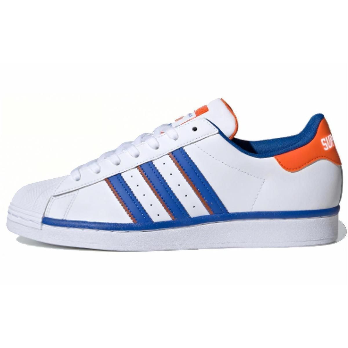 Кеды Adidas Originals Superstar White/Blue/Orange