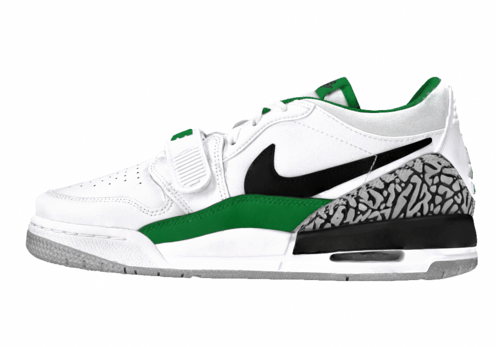 Подростковые кроссовки Air Jordan Legacy 312 Low Black/Green/White GS