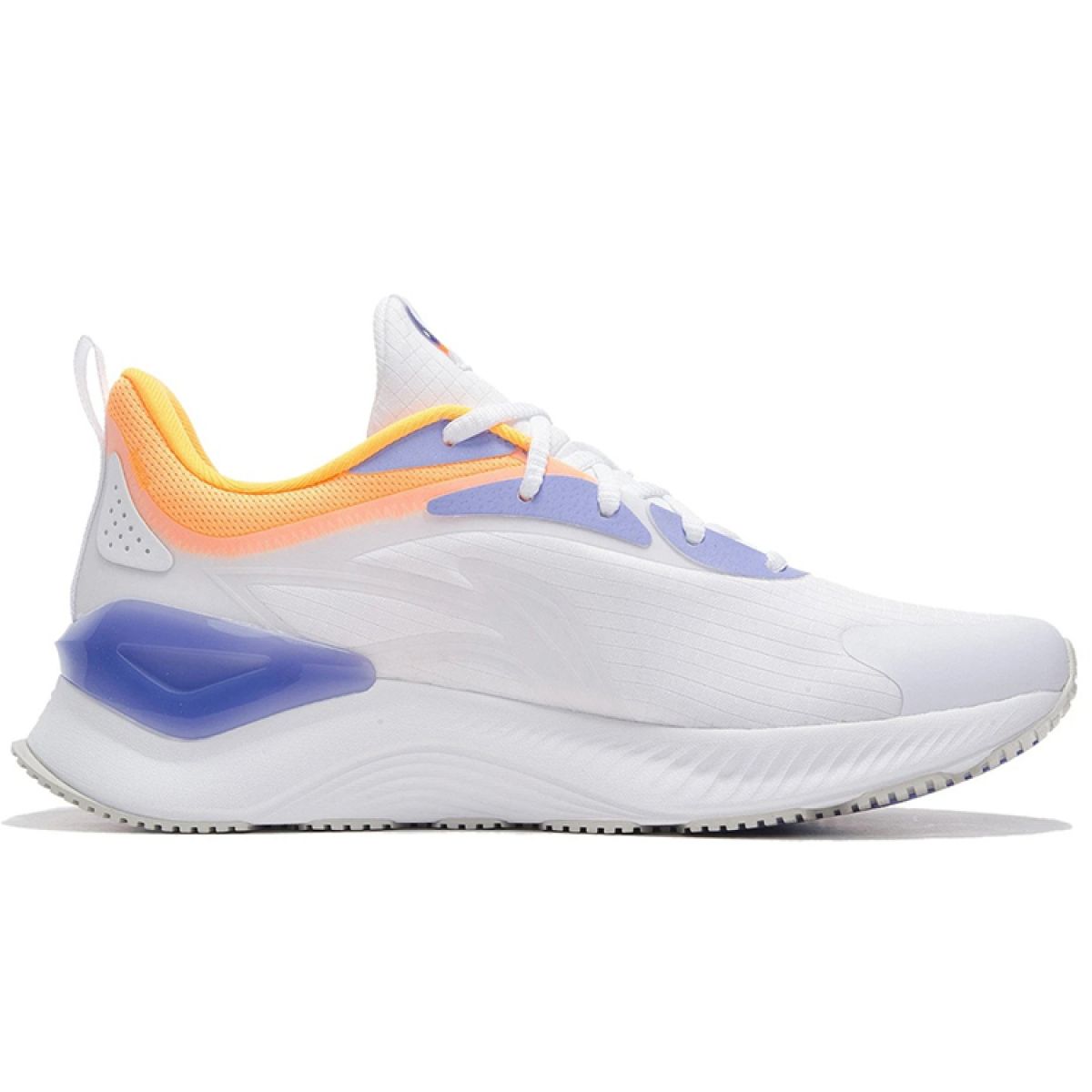 Кроссовки LiNing YueYing  Standard White/Fluorescent Embroidered Blue/Violet