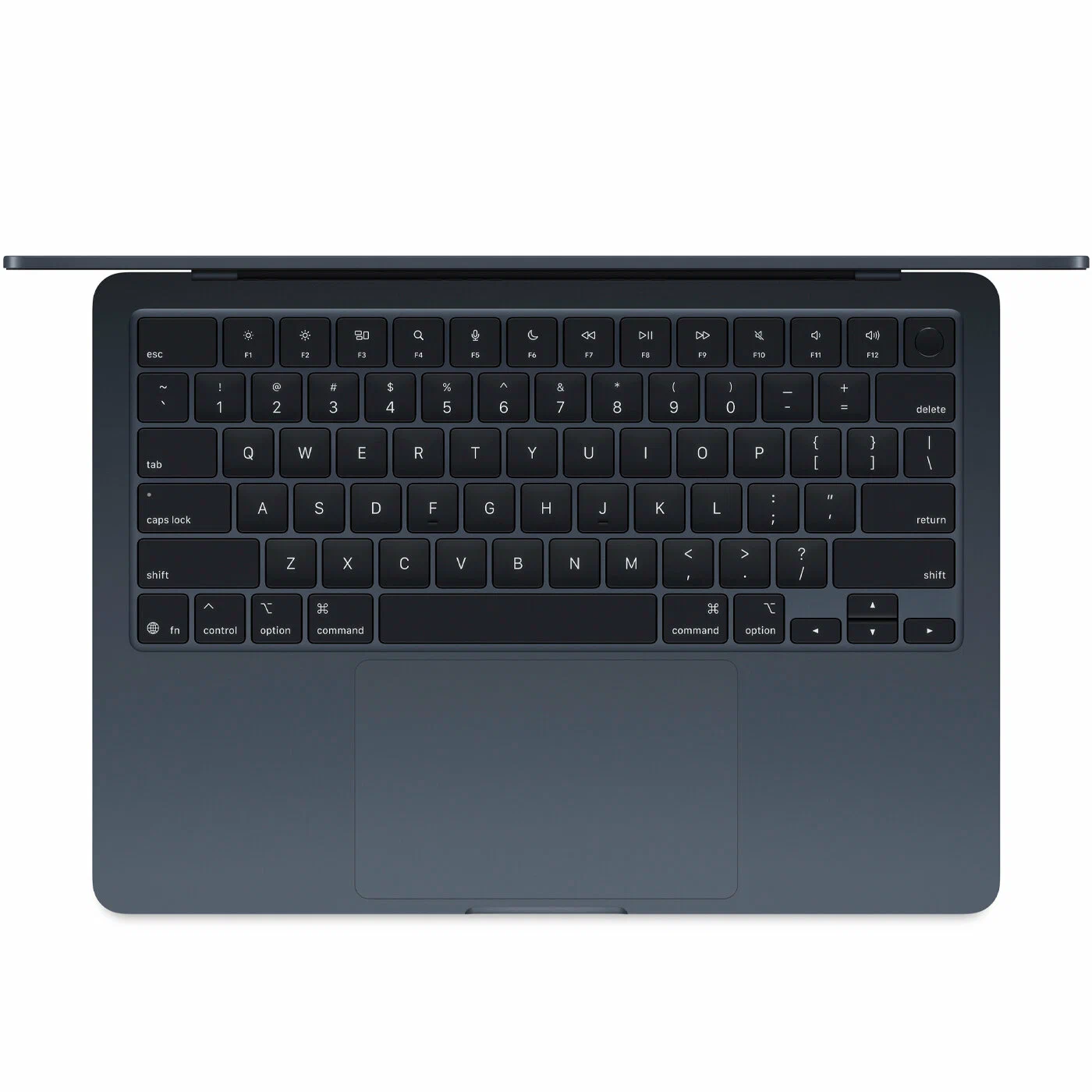13.6" Ноутбук Apple MacBook Air 13 M4 (2025) 24 GB RAM/512 GB SSD, 10 CPU/10 GPU, Midnight Black, английская клавиатура