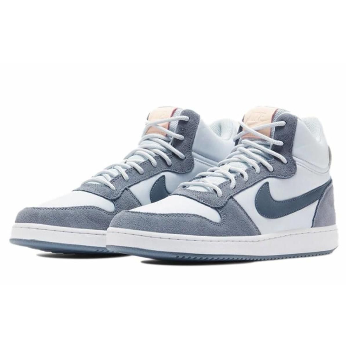 Женские кроссовки Nike Court Borough Mid Premium Pure White/Grey