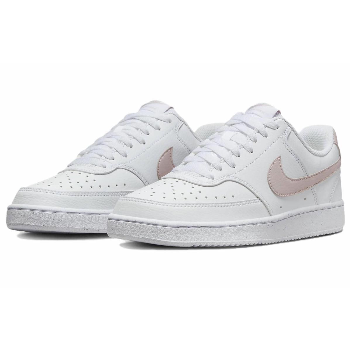 Женские кеды Nike Court Vision Low Next Nature White/Pink