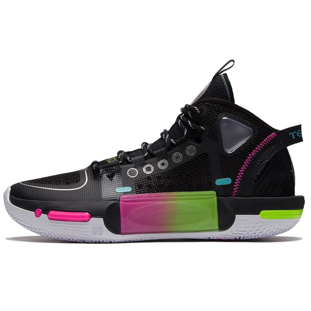 Мужские кроссовки LiNing Shadow 4 Black/Cyan/Purple