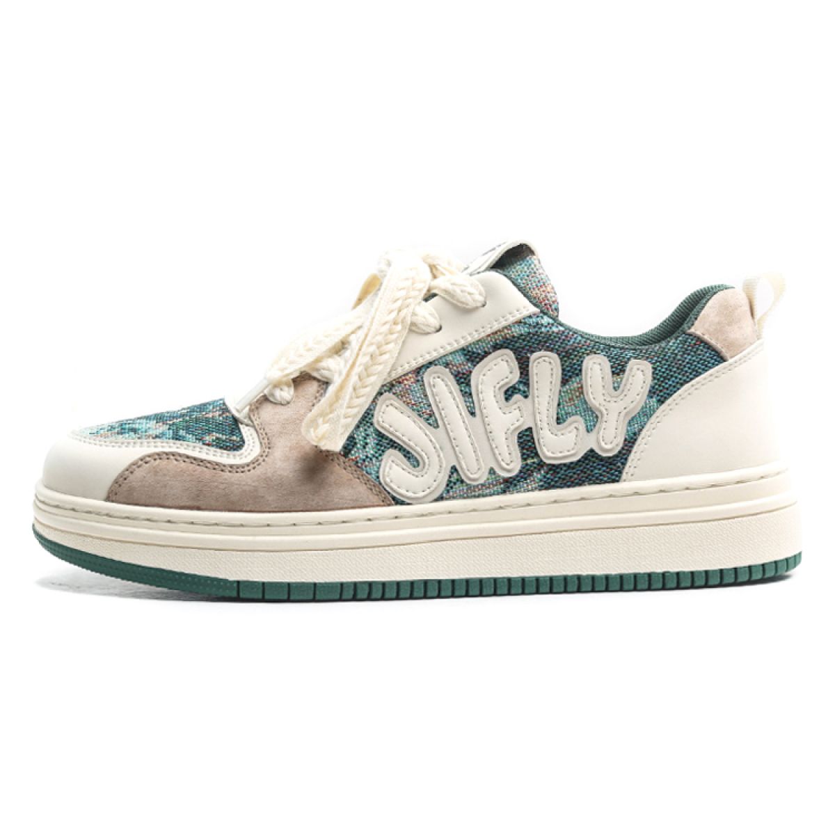 Кроссовки Jifffly Vintage Floral Green