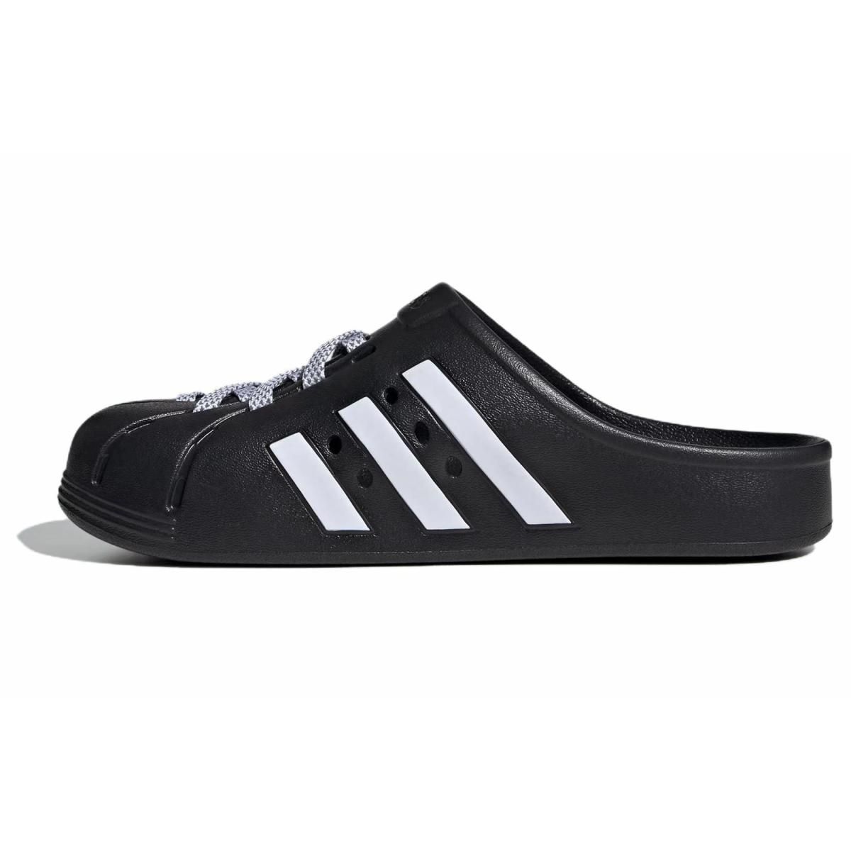 Кроссовки Adidas originals ADILETTE CLOGS Black/White