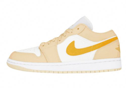 Женские кроссовки Air Jordan 1 Low "Sail Yellow Ochre"