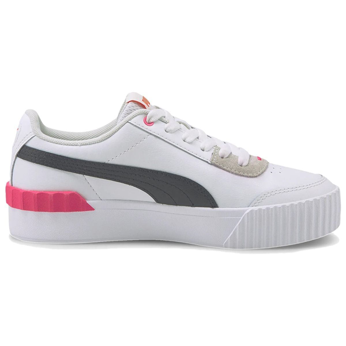 Женские кеды Puma Carina Lift White/Black/Pink