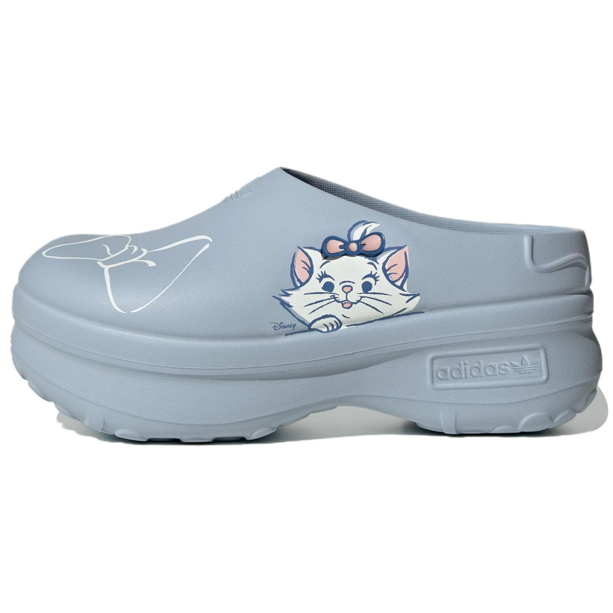 Женские сабо Disney х Adidas Originals AdiFOM Stan Smith Mule 3-5 cm "The Aristocats Focus Blue" Blue
