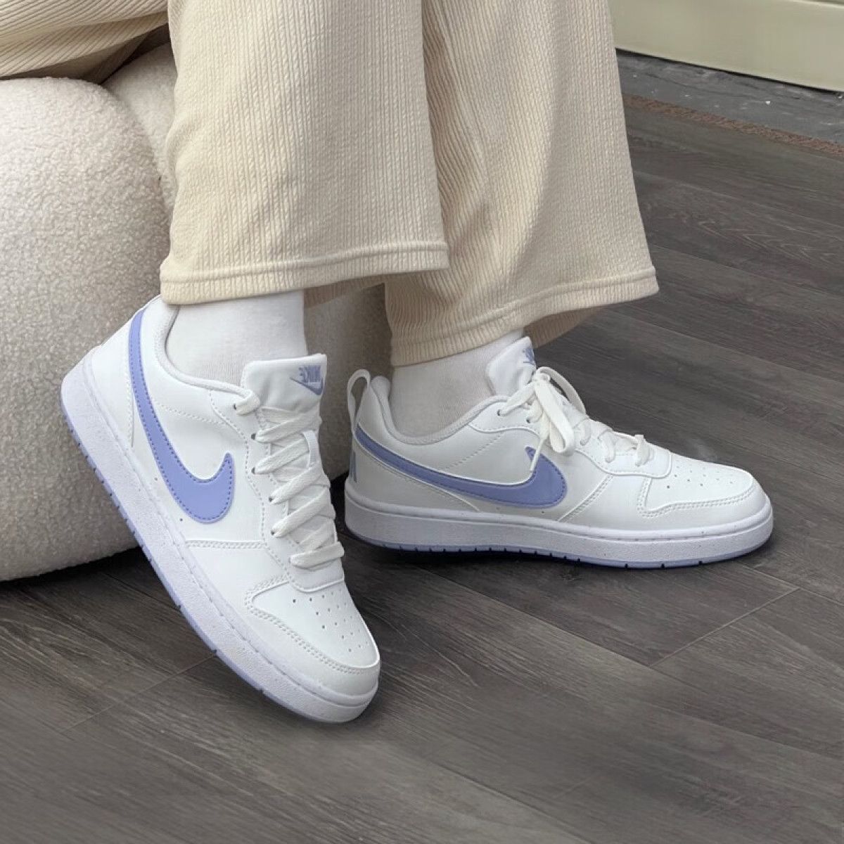 Подростковые кроссовки Nike Court Borough Light Purple GS