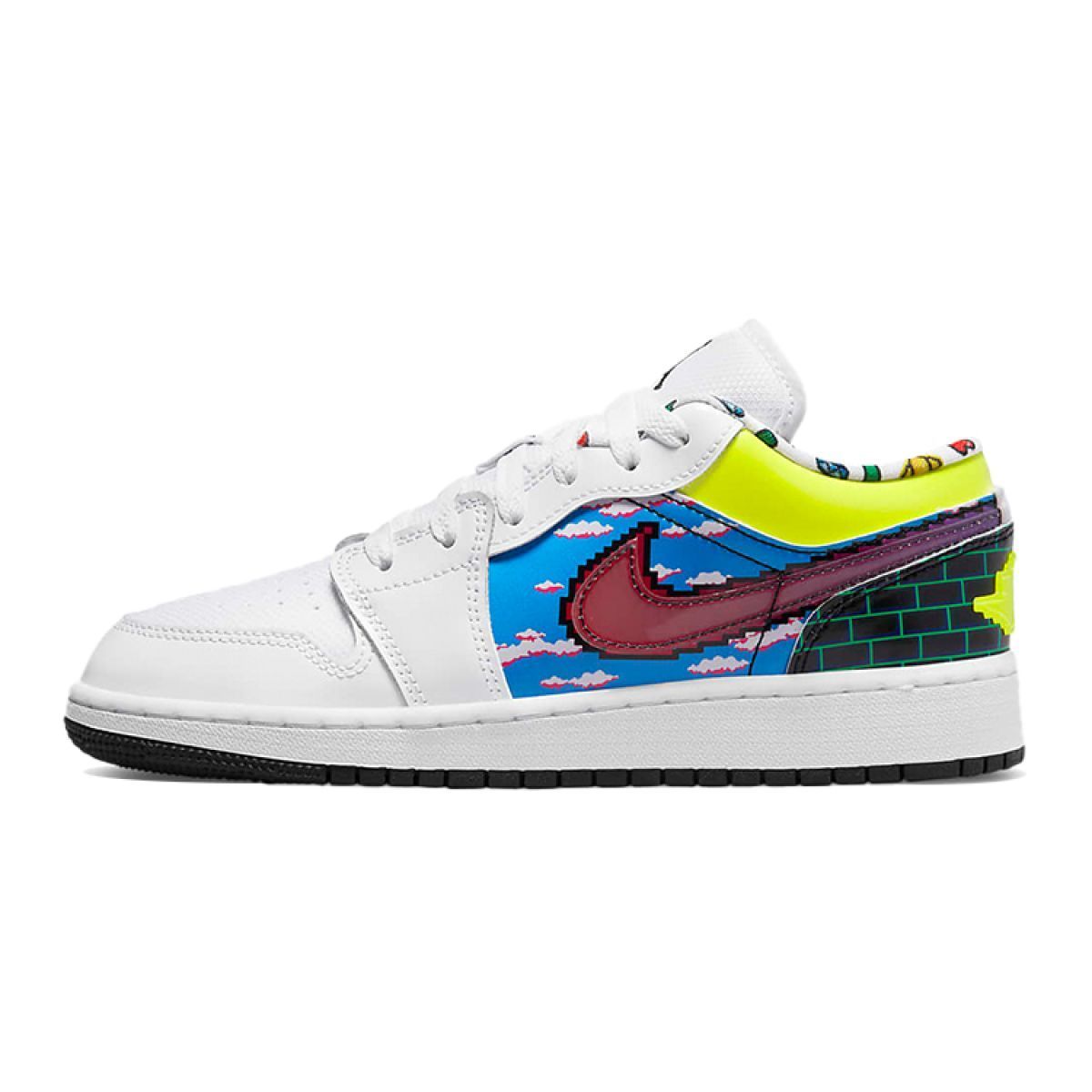 Подростковые кроссовки Air Jordan 1 Low Old School Gaming GS