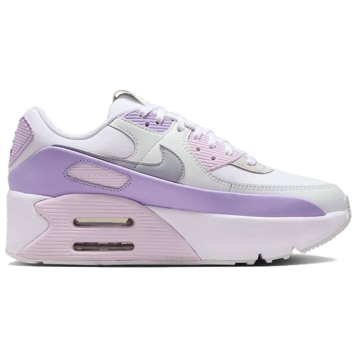 Женские кроссовки Nike Air Max 90 LV8 White/Purple
