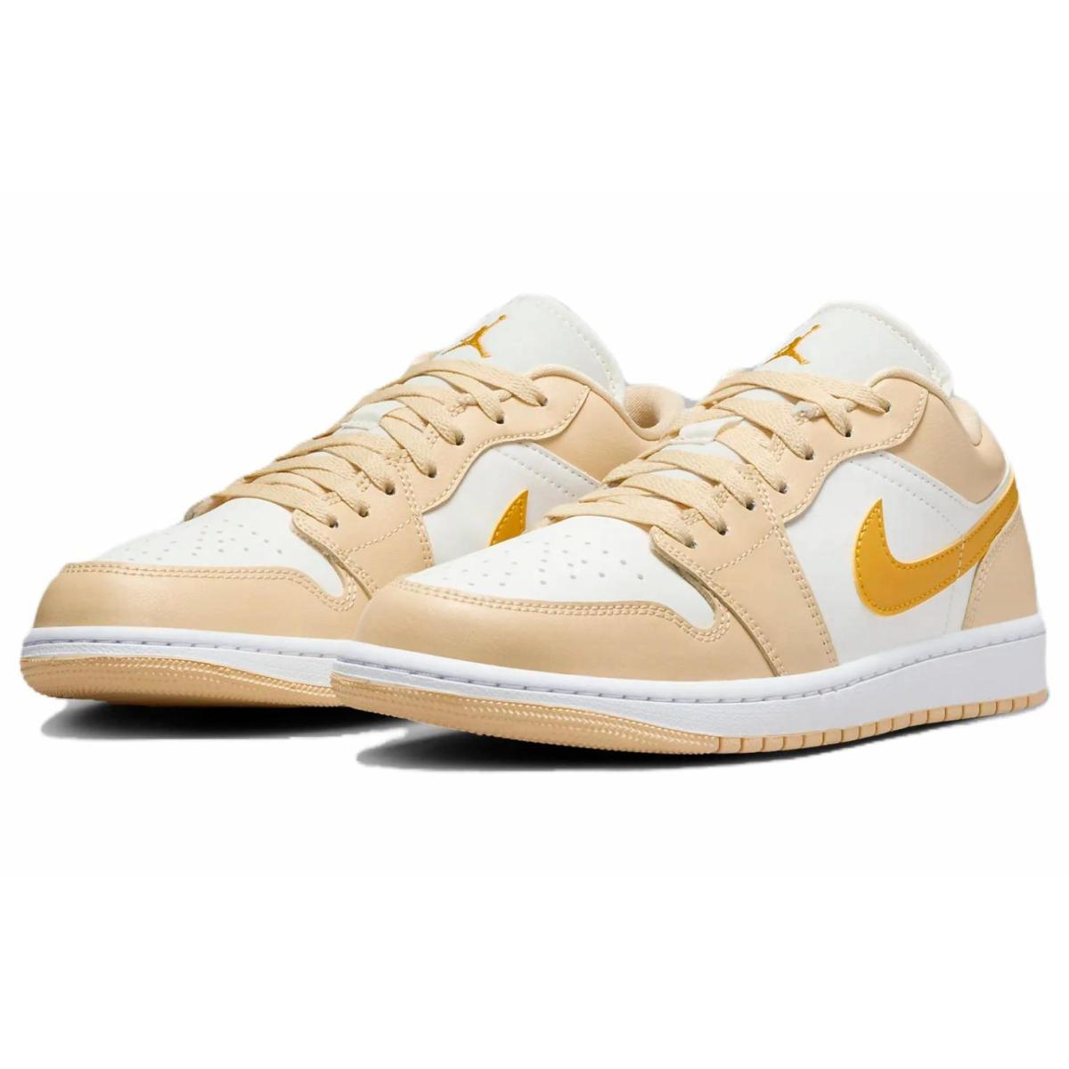 Женские кроссовки Air Jordan 1 Low "Sail Yellow Ochre"