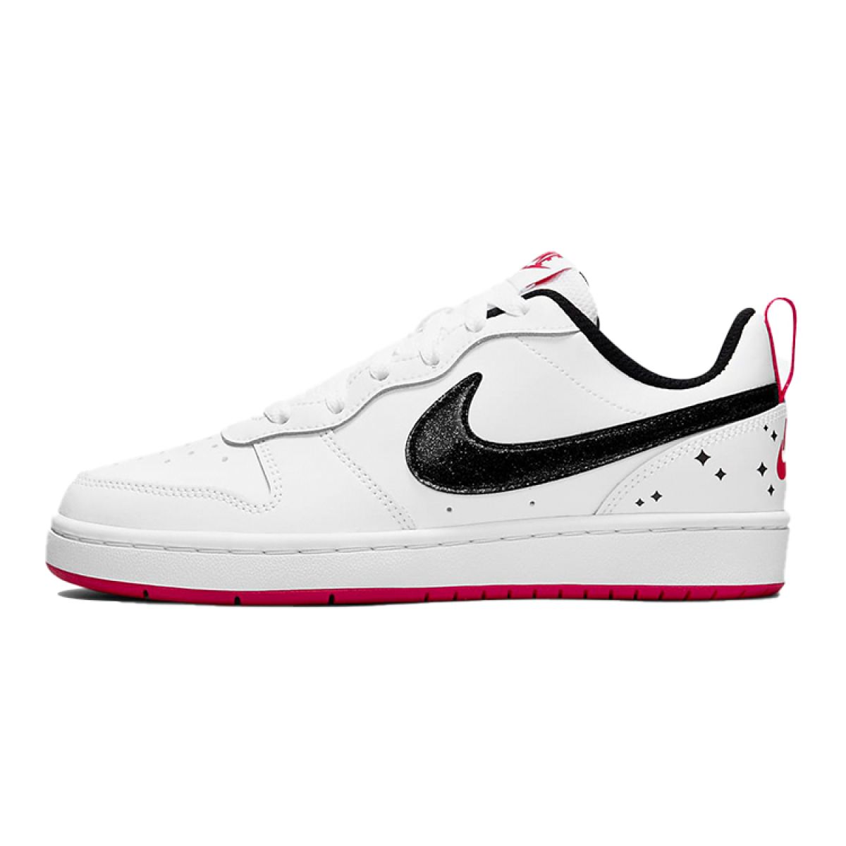 Подростковые кроссовки Nike Court Borough 2 Low White Very Berry GS