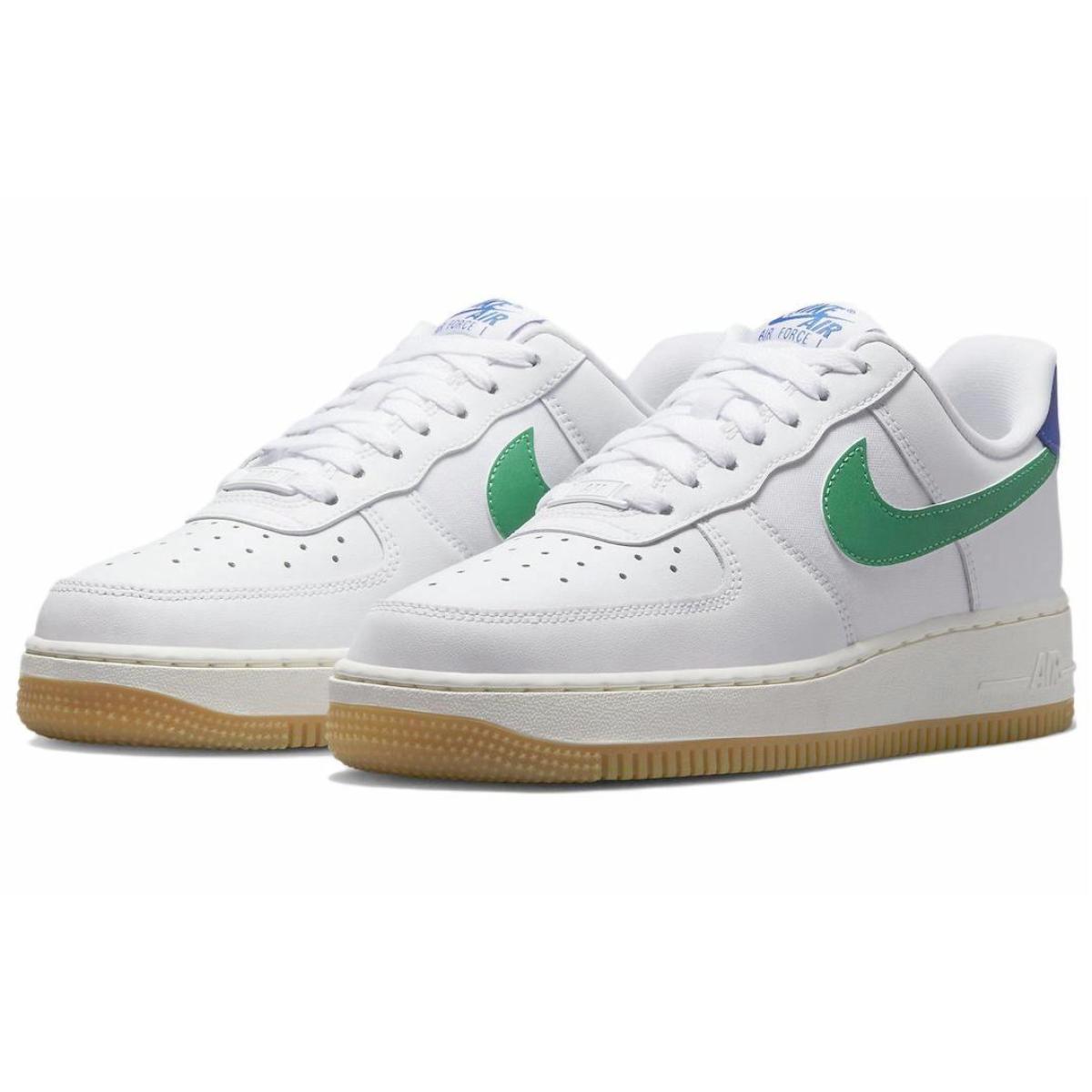 Женские кроссовки Nike Air Force 1 Low White/Blue/Green