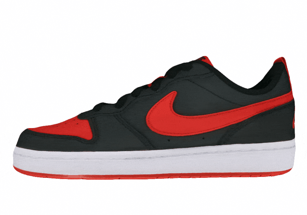 Подростковые кроссовки Nike Court Borough Low 2 Black GS