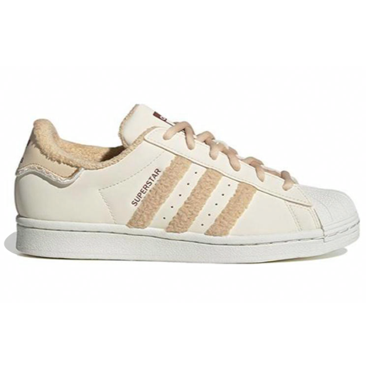 Женские кроссовки Adidas Originals SUPERSTAR Beige Brown